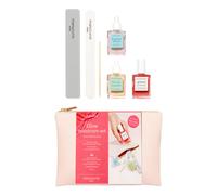 Manucurist Active Glow Manicure Set - Nail Care Set, Made in France: 1 Nail File, 1 Nail Buffer, 1 Cuticle Remover, 3 Wood Cuticle Pushers, 1 Active Glow, 1 Complete Serum - Christmas Gifts for Women