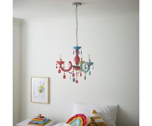 Glow Marie Therese Kids 3 Light Chandelier - Multicoloured