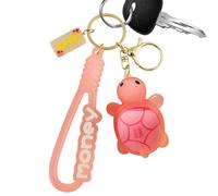 Glow Marine Keychains, Little Turtle Keyring, 5cm Turtle Charm with Glow Feature, PVC Marine Doll, Purse Accessory with Cute Design, Keychain for Backpacks and Purses