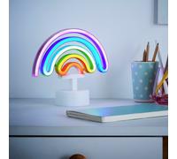 BHS Lighting Glow Rainbow Neon Table Lamp BHS Lighting Multicolor