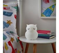 Glow Owl Silicone LED Colour Changing Kids Night Light-White
