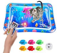 Glow Pad for Cats, 2025 Upgrade Lighted Water Mat for Cats, New Multi-color Lighted Cat Water Mat, Cat Glow Pad with Motion-Triggered Rgb Lighteffects (2pc)