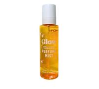 Glow Perfume Mist Body Spray - Long Lasting Fragrance Body Mist - Lightweight Refreshing Spray - Various Scents - Made in England (Vanilla almond & salted caramel)