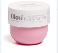 Glow Pink Lychee & Crystal Waters Body Butter, Made in England, 200ml