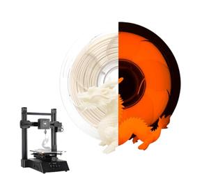 Glow PLA Filament Set - Yousu Multicoloured Bundle - 3D Printing Offer | Radiant Light Reactive Wire Perfect for Artistic Manufacturers Builds, Accurate Nozzle Lining in Classrooms Workshops Hobby