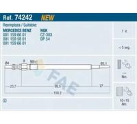 FAE 74242 Glow plug