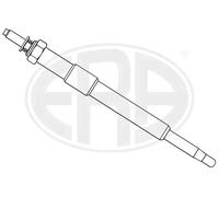 Glow plug 886038 ERA for PEUGEOT FIAT FORD CITROËN VOLVO