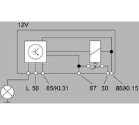 HELLA 4RV 008 188-111 Glow plug control module