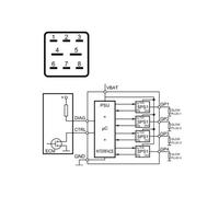 Glow plug controller MHG 12 MAHLE for FORD MONDEO IV Turnier MONDEO IV GALAXY II
