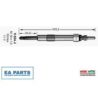 Glow Plug for ALFA ROMEO 145 146 147 156 156 Sportwagon 166 NGK 3413