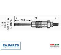Glow Plug for ALFA ROMEO 164 33 6 75 NGK 4602