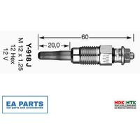Glow Plug for AUDI FSO SEAT NGK 6285