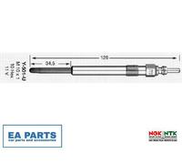 Glow Plug for AUDI A4 / S4 B5 A4 / S4 B6 A4 / S4 B6 Avant NGK 4187