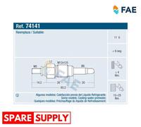 GLOW PLUG FOR AUDI MITSUBISHI MULTICAR FAE 74141