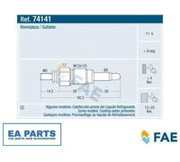 Glow Plug for AUDI MITSUBISHI MULTICAR FAE 74141