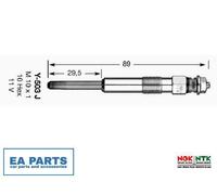 Glow Plug for CITROËN FIAT NISSAN NGK 1009
