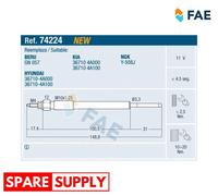 GLOW PLUG FOR HYUNDAI GRAND STAREX TRAVEL GRAND STAREX 카고 H-1 FAE 74224