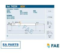 Glow Plug for HYUNDAI GRAND STAREX Travel GRAND STAREX 카고 H-1 FAE 74224