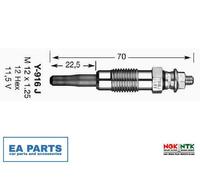Glow Plug for MERCEDES-BENZ DAEWOO NGK 5906