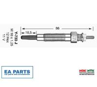 Glow Plug for MITSUBISHI BIG MINI II Platform/Chassis CHALLENGER COLT NGK 6592