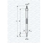 MAGNETI MARELLI 062900054304 Glow plug
