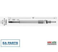 NGK Glow Plug 6298 - For OPEL, SAAB, VAUXHALL (Astra G CC, Saab 9-3, Omega Mk IV 95-15)