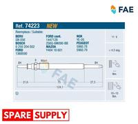 GLOW PLUG FOR PEUGEOT 1007 107 207 3008 FAE 74223