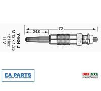 Glow Plug for PEUGEOT 205 305 306 309 NGK 7906