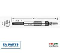 Glow Plug for DACIA RENAULT NGK 6416
