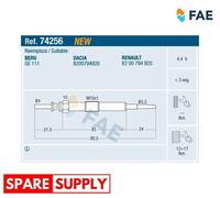 GLOW PLUG FOR RENAULT GRAN TOUR III GRANDTOUR GRAND SCÉNIC MEGANE FAE 74256