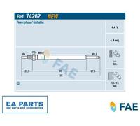 Glow Plug for VOLVO C30 C70 S40 S60 FAE 74262