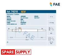 FAE Glow Plug 74218 – Fits Citroen, Jaguar, Land Rover, Peugeot, Volvo