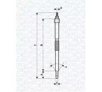 MAGNETI MARELLI 062900054304 Glow plug