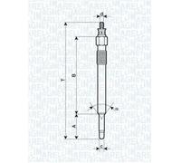 MAGNETI MARELLI 062900020304 Glow Plug for LAND ROVER