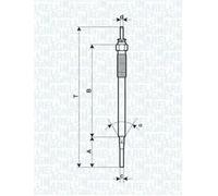 GLOW PLUG FITS: TOYOTA LAND CRUISER PRADO 3.0 D-4D /3.0 D-4D /3.0 TDI .TOYOTA