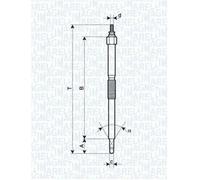 MAGNETI MARELLI 062900054304 Glow plug