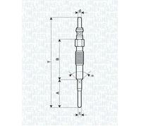 GLOW PLUG FITS: OPEL VAUXHALL ANTARA A 2.0 CDTI 4X4/2.0 CDTI.VAUXHALL ANTARA