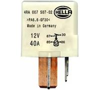 HELLA 4RA 007 507-021 Relay, glow plug system - 12V - 5-pin connector - Normally Open Contact - Colour: White