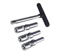 Glow Plug Socket Set 3/8 Inch 4-Piece Diesel | Quick change, fits into tight engine spaces, ideal for repairs, 3/8" drive