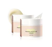 Glow Priming Moisture Cream, Pore Blurring & Makeup Gripping Primer, Korean Makeup Primer Face Moisturizer for All Skin Types, Smooth Skin Texture, Non Greasy (2pc)