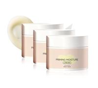 Glow Priming Moisture Cream, Pore Blurring & Makeup Gripping Primer, Korean Makeup Primer Face Moisturizer for All Skin Types, Smooth Skin Texture, Non Greasy (3pc)