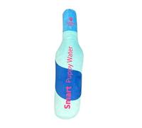 Glow Pups Plush Water Bottle Dog Toy with Squeaker, Blue, Large