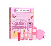 Glow Recipe Back to School Essentials Korean Skin Care Set - Watermelon Fine Mist, Dew Drops, PHA Facial Toner, Pink Juice Moisturizer, Strawberry Blur Drops, Glossy Balm & Compact Mirror (7 Count)