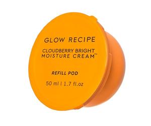 Glow Recipe Cloudberry Bright Cream Refill Pod - Ultra Moisturizing Korean Face Cream for Women with CoQ10, Multi Peptides & Vitamin C to Brighten, Repair Skin Barrier & Even Skin Tone (50 ml)