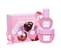 Glow Recipe Plum Plump Deep Hydration Skicare Kit - Full Size Hyaluronic Serum & Full Size Whipped Gel Cream Moisturizer Duo, Limited Edition Skincare Gift Set (2 Count)