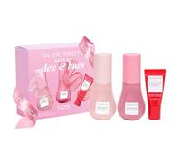 Glow Recipe Watermelon Glow Skin Care Set, Best of Dews & Hues - Full Size Niacinamide Dew Drops, Full Size Dewy Flush Watermelon Blush & Full Size Glass Balm Lip Treatment (3 Count)