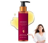 Glow Remedy Magic Firming Body Oil for Women,Enriched with Lavender & Rose Essential Oils,Vitamin E Enriched Skin Tightening Treatment,Hydrating Dry Skin Shimmer Oil for Massage Therapy,100ML