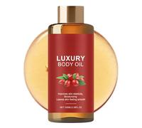 Glow Remedy Oil Skin Tightening -Magic Firming Body Oil- Anti-Cellulite Massage Oil for Stretch Marks, Dry Skin & Saggy Skin With Organic Castor, Vitamin E, Coconut,Honey& Rose- 100ml