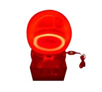 Glow Ring Reactor Ion Globe, 90mm Inert Gas Glow Sphere with High Frequency Energy Light Display, Magnetic Field Excitation Reactor Ring, Sci-Fi Desk Decoration Tech Gift (Neon Gas)
