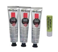Glow Rose with Rosemary Hand Cream Nature inspired, Cruelty Free & vegan mini Travel size Trio Pack 60ML With Free WaterMelon Lip Balm